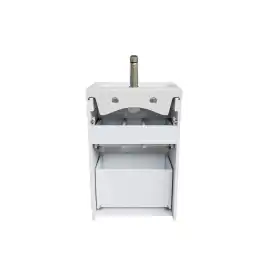 Тумба с раковиной IDDIS Zodiac 50, напольная, Белая, ZOD5CBFi95K