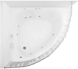 Карниз для ванны Aquanet Santiago полукруглый 160х160