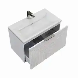 Тумба под раковину Grossman Блисс 60 подвесная, белая матовая (106044)