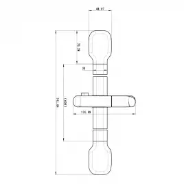 Стойка для душа Lemark LM8078C Хром