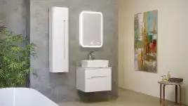 Тумба под раковину Jorno BOSKO 60 Bos.01.60/P/W Белая