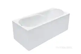 Акриловая ванна Roca Uno 160х75 ZRU9302869 прямоугольная, Белая