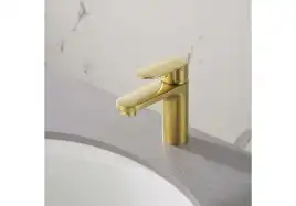 Смеситель для раковины Aquatek Ника AQ1810BG, Золото матовое