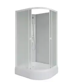 Душевая кабина Niagara Promo 90х80х200 P90/80/26L/MT/BK средний поддон, без гидромассажа