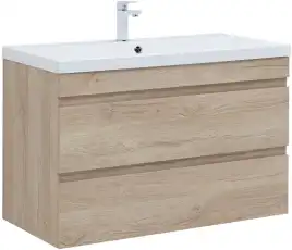 Тумба под раковину Aquanet Нота New 100 дуб светлый 334200