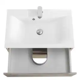 Тумба под раковину BelBagno MARINO-650-2C-SO-RG-P подвесная Rovere Grigio