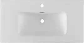 Раковина Aquanet Flat 90 330432 прямоугольная, Белая матовая