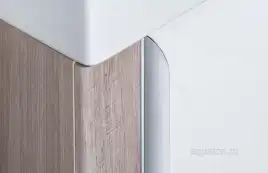 Тумба под раковину Aquaton Вита 46 1A221401VTD70 подвесная цвет, белый / ясень шимо