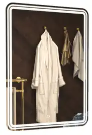 Зеркало Azario Adriana 60х80 CS00066638 с подстветкой, сенсорный выключатель с функцией диммера