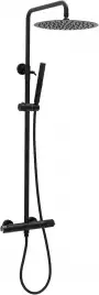 Душевая система Allen Brau Liberty 5.33007-31 с термостатом, черный матовый