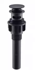 Донный клапан BelBagno BB-PCU-03-NERO Черный матовый