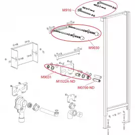 Инсталляция для умывальника Alcaplast A104/1120