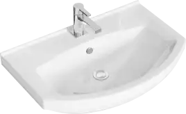 Тумба с раковиной напольная Aqwella Rodos 75 см, ROD01072N, цвет Белый