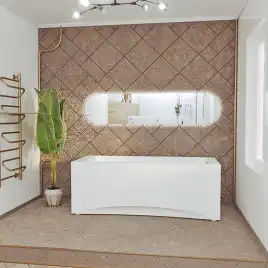 Акриловая ванна Radomir Агата 170х70 (2-01-0-0-1-226Р), на каркасе, белая