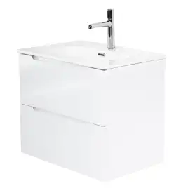 Тумба под раковину BelBagno ETNA39-500/390-2C-SO-BL-P подвесная Bianco Lucido