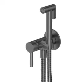 Смеситель с гигиеническим душем Whitecross Y gunmetal скрытого монтажа Оружейная сталь, SYSYBI2GM