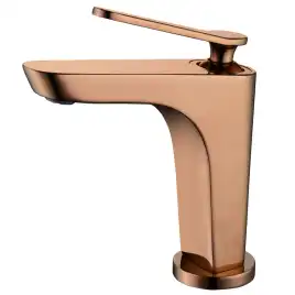 Смеситель для раковины Abber Zeitlos AF8909RG, однорычажный, цвет Золото розовое