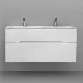 Тумба под раковину Jorno MODUL 120 Mоl.01.122/P/W Белая