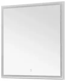Зеркало Aquanet Nova Lite 75х80 242271 с подстветкой, сенсорный выключатель, Белый