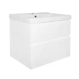 Тумба с раковиной Azario Мила 60 CS00091362, подвесная, Белая матовая