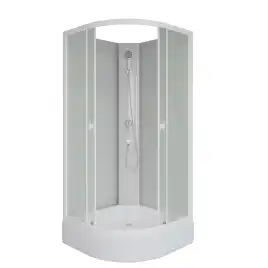 Душевая кабина Niagara Promo 100х100х200 P100/26/MT/BK средний поддон, без гидромассажа