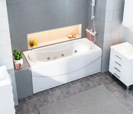 Акриловая ванна Bas Атланта 170x70 без гидромассажа