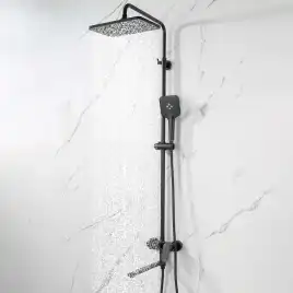 Душевая система Aquatek НИКА AQ2840MB, черный матовый