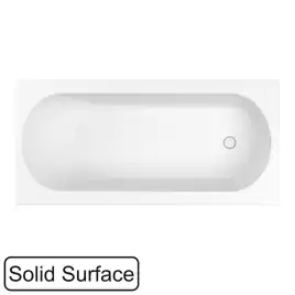 Ванна из искусственного камня WHITECROSS 170x80 Gin, белая матовая 0217.170080.200