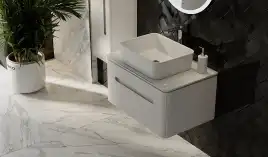 Тумба под раковину Jorno SHINE 75 Shi.01.75/P/W Белая