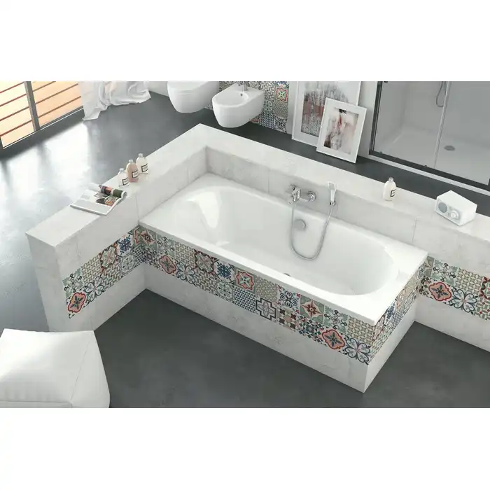 Акриловая ванна Excellent Oceana Slim 160х75 WAEX.OCE16WHS с тонким бортом, встраиваемая, Белая фото 6