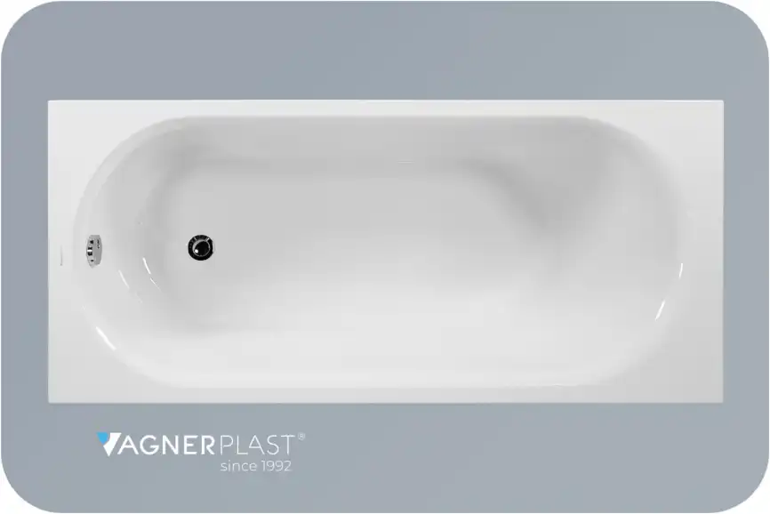 Акриловая ванна Vagnerplast KASANDRA 165х70 VPBA165KAS2X-04 прямоугольная, Белая фото 1