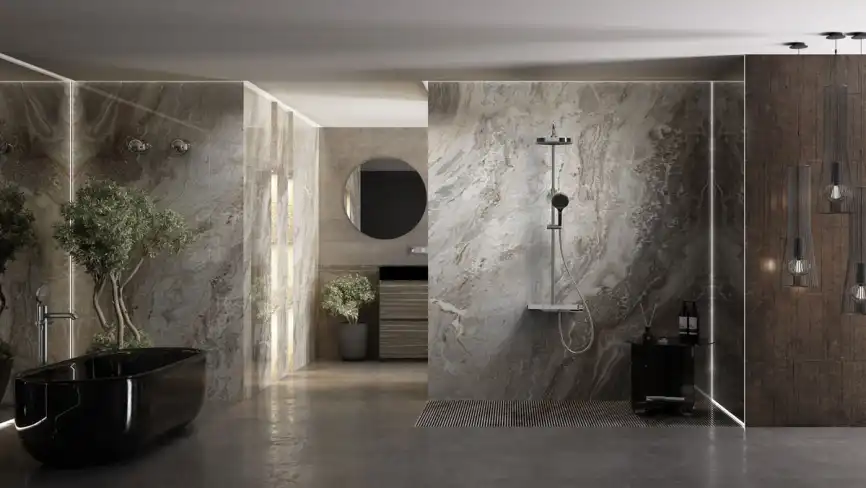 Душевая система  Vincea Inspire VSFS-3I12TCH VSFS-3I12TCH  с термостатом, хром фото 2