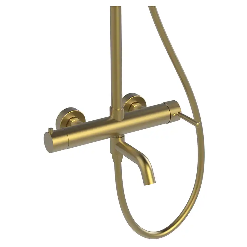 Душевая система AVS Slimmer 811-122-BG, брашированное золото фото 3