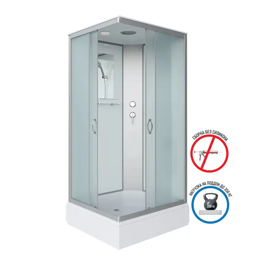 Душевая кабина Niagara Classic 90х80х215 NG-33984-14Q средний поддон, без гидромассажа, 339844Q фото 1