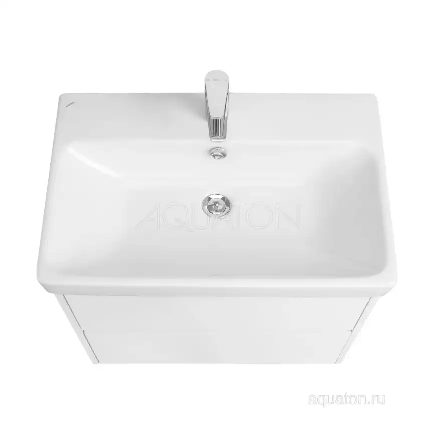 Тумба под раковину Aquaton Сканди 70 1A251801SD010 подвесная цвет, белый фото 5