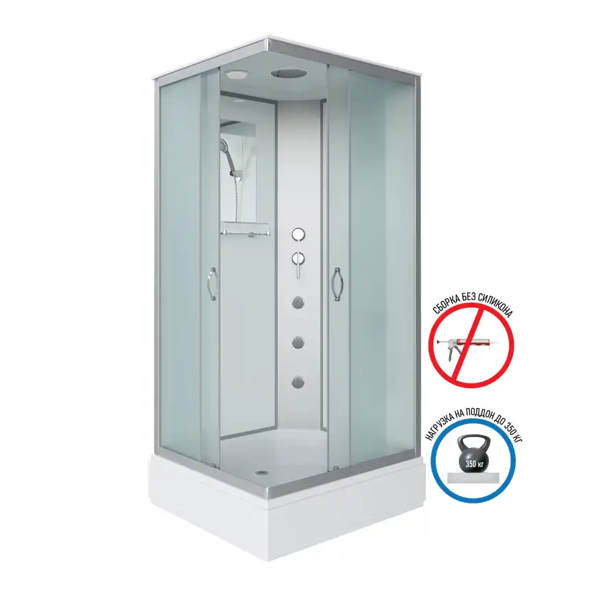 Душевая кабина Niagara Classic 90х80х215 NG-33984-14QG средний поддон, с гидромассажем, 339844QG фото 1