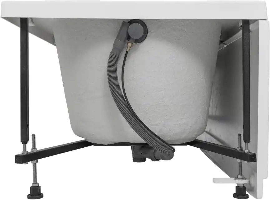 Акриловая ванна Aquanet Lotos 180х80 (332845), на каркасе, белая фото 14