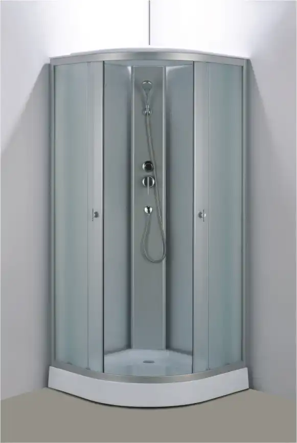 Душевая кабина Loranto 100х100, низкий поддон, Матовое стекло, CS-981TM/W-100 фото 2