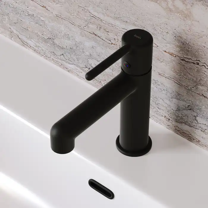 Смеситель для раковины IDDIS Aiger AIGBL00i01  цвет, Матовый черный фото 3