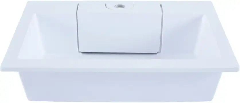 Раковина Aquanet Фортуна 60 181907 прямоугольная, Белая глянцевая фото 5