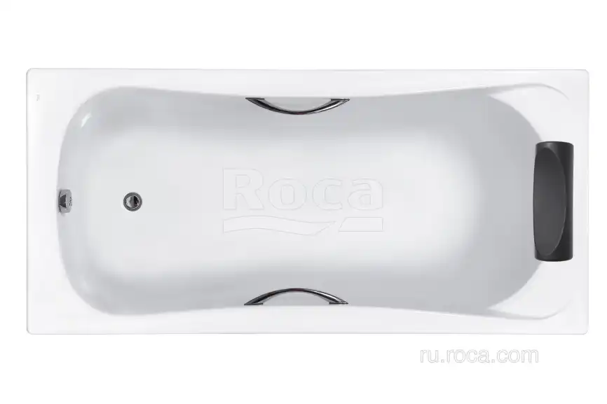 Акриловая ванна Roca BeCool 170х80 ZRU9302852 прямоугольная, Белая фото 1