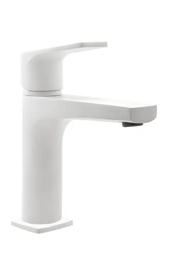 Смеситель для раковины Azario TREYA AZ-156845026, однорычажный, цвет Белый матовый фото 1