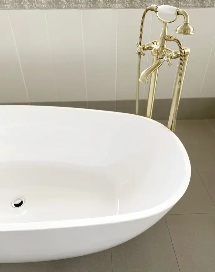 Ванна из литьевого мрамора  Aqua de Marco ANGELO 173х80 Белая 1175WANG фото 6