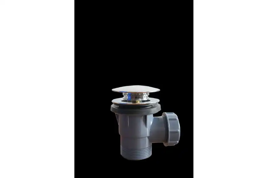 Слив-перелив Radomir chrome Click-Clack с сеточкой, с сифоном 2-19-0-0-9-000 фото 7