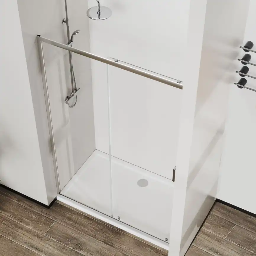 Душевая дверь Vincea City 110 VDS-5CT110CL, раздвижная, профиль хром, стекло прозрачное фото 4