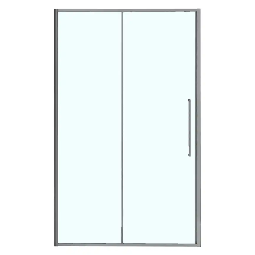 Душевая дверь Azario 100 AZ-Y43-100-MGR-CL, профиль графит матовый, стекло Прозрачное фото 2