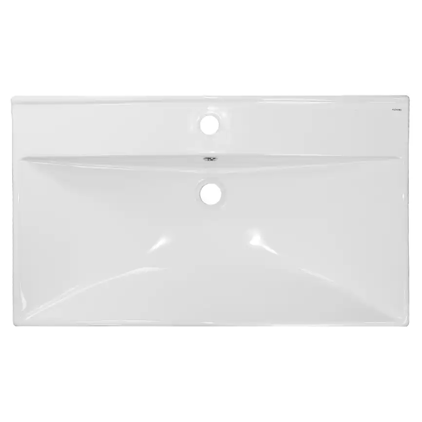 Тумба с раковиной Azario Ника 80 CS00091370, напольная, Белая глянцевая фото 6