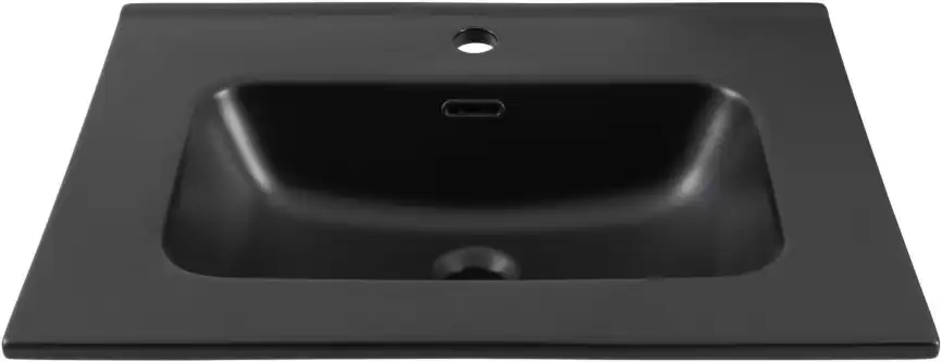 Раковина Aquanet Flat 60 329253 прямоугольная, Черная матовая фото 5