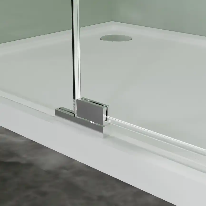 Душевой уголок Azario MALE SQR 90х90 AZ-J50-90-MB-CL, профиль черный матовый, стекло Прозрачное фото 7