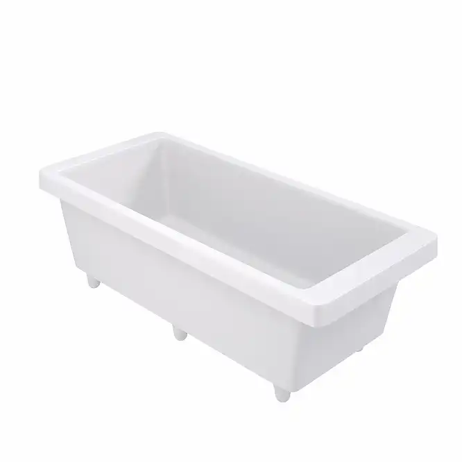 Ванна из литьевого мрамора  Aqua de Marco NESTOR 177х80 Белая 1180WNES фото 7